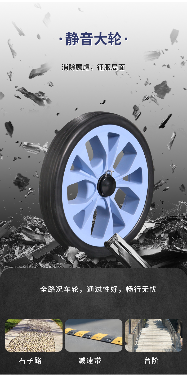 【移动菜篮】坐憩购物车(图5)